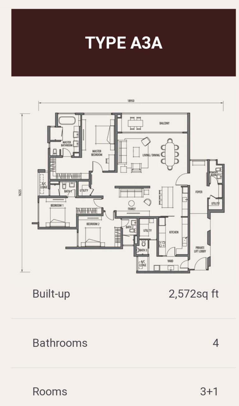 AetasDamansaraFloorPlanTypeA3A New Launch Property KL