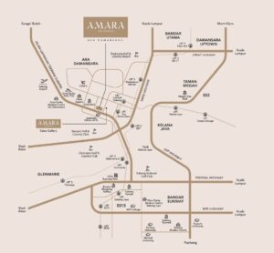 Amara postal address at Ara Damansara, Petaling Jaya