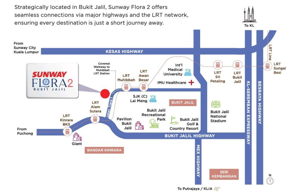 Address at Bukit Jalil,  Kuala Lumpur 